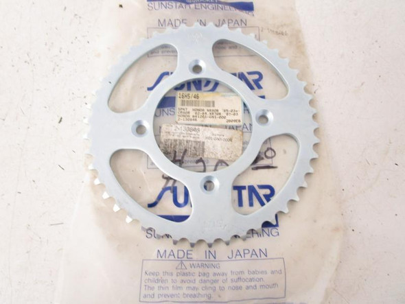 1985-2013 Honda XR CRF 80 46t Steel Sunstar Rear Sprocket Repl OEM 41201-GN1-000