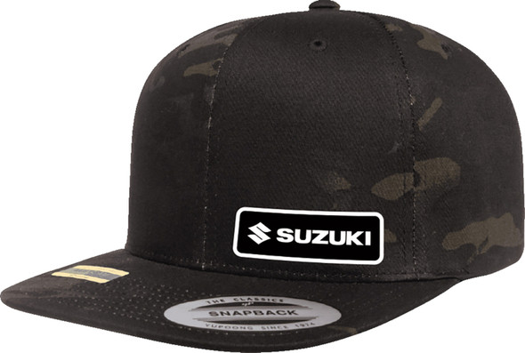 FX Suzuki Snapback Hat Camo Black 27-86404