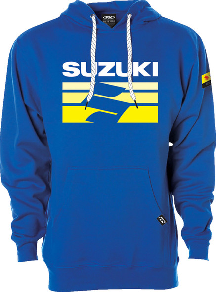 Factory Effex Suzuki Fade Pullover Hoodie Royal Blue