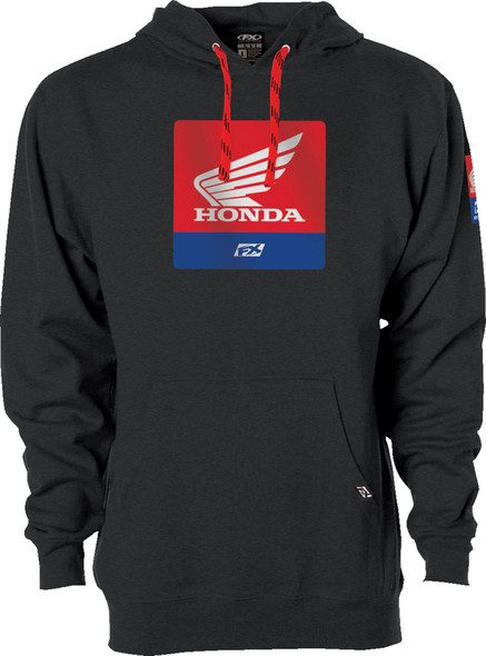 Factory Effex Honda Boxer Pullover Hoodie Black/Charcoal