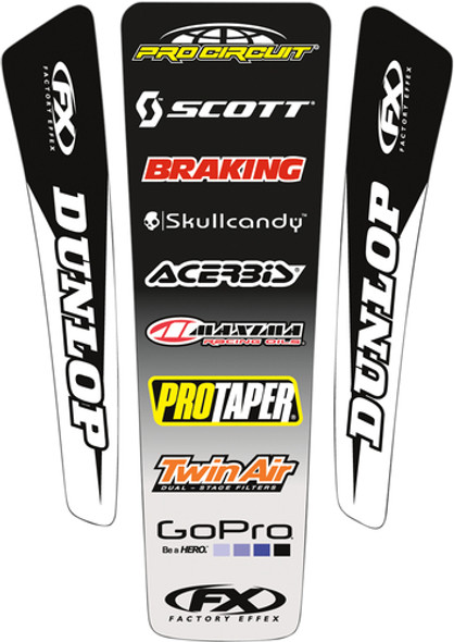 Factory Effex Universal Rear Fender Stickers 16-32020