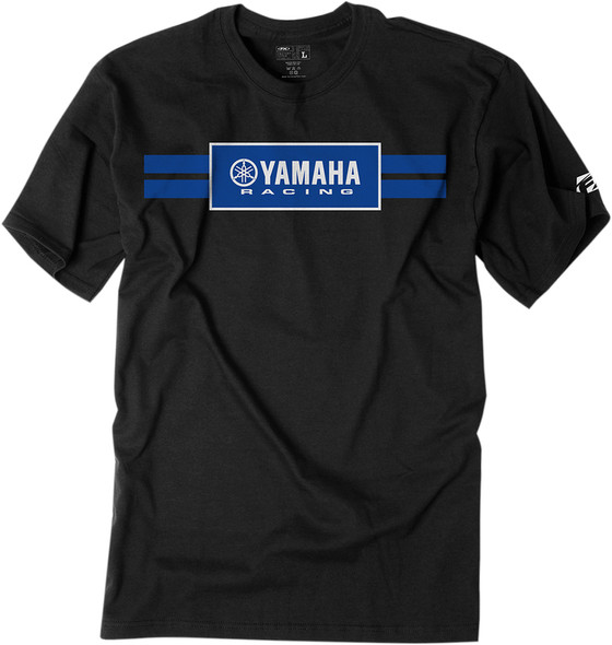Factory Effex Yamaha Racing Stripes Short Sleeve Shirt Black