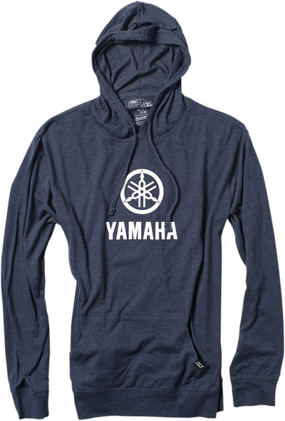 Factory Effex Yamaha Stacked Light-Weight Pullover Hoodie Navy Blue