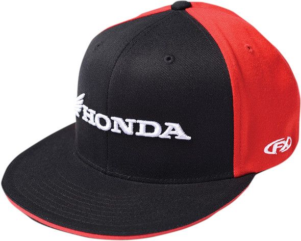 Factory Effex Honda Horizontal Flex-Style Hat Black/Red