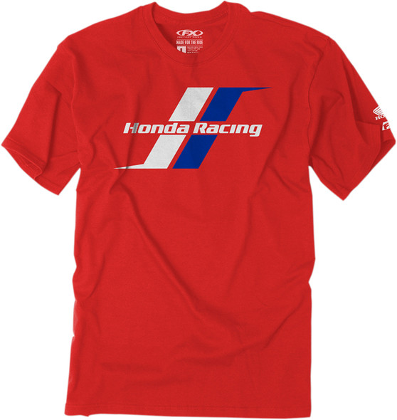Factory Effex Honda Stripes Short Sleeve Shirt Red