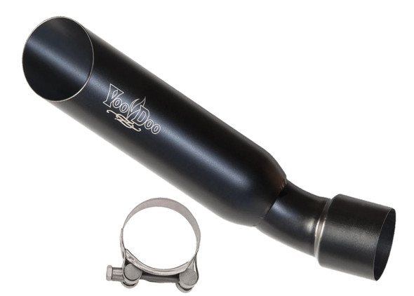 Voodoo Black Shorty Slip-On Muffler VEZX636K3B for Kawasaki ZX636