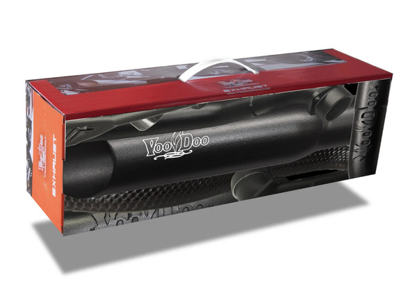 Voodoo Black Shorty Race Slip-On Muffler VEZX636L3B for Kawasaki