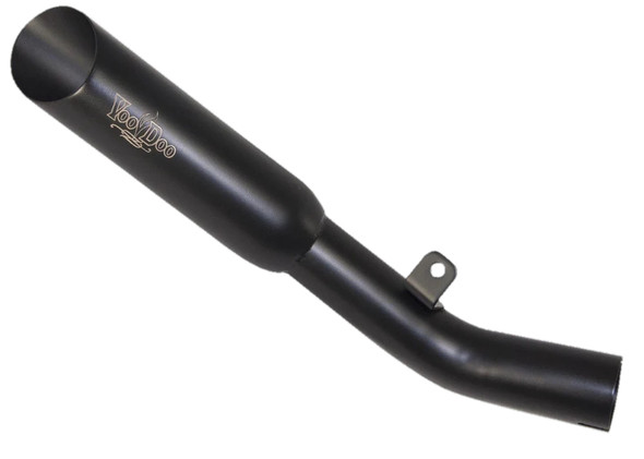 Voodoo Black Shorty Race Slip-On Muffler w/ Mid-Pipe for GSXR600/750 2006-2007