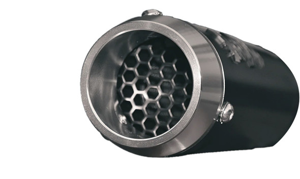 Voodoo Mini Meg Shorty Slip-On Muffler w Mid-Pipe for