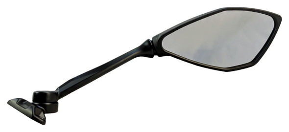 Black Side View Mirror Right fits Kawasaki 2018-23 Ninja 400 EX400