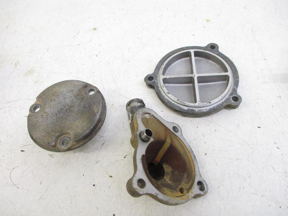 06 Arctic Cat 250 Utility #2 Oil Filter Cover Water Pump Elbow 2006