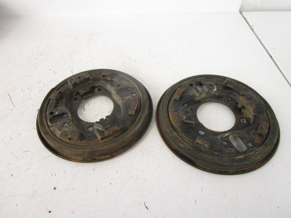 98 Yamaha YFM 350 Big Bear Front Brake Plates Panels 3HN-27208-10-00 1989-1998 98 Yamaha YFM 350 Big Bear Front Brake Plates Panels 3HN-27208-10-00 1989-1998