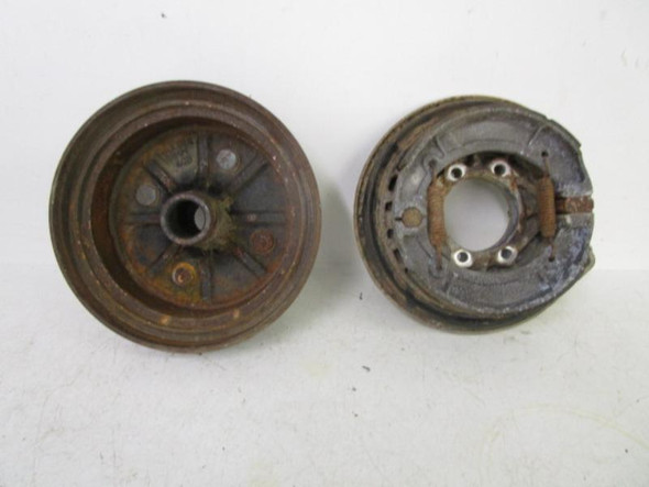 01 Yamaha YFM 600 Grizzly 4x4 Rear Brake Drum Plate 4SH-25321-00-00 1999-2001 01 Yamaha YFM 600 Grizzly 4x4 Rear Brake Drum Plate 4SH-25321-00-00 1999-2001