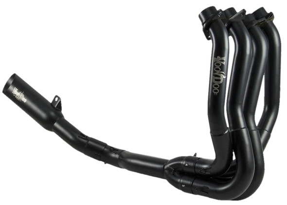 うー Voodoo Polished Shorty Race 4-into-1 Full Exhaust System for ZX14