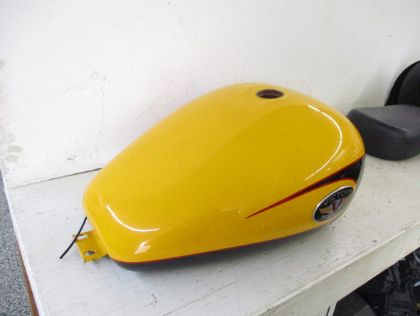 02 Victory Standard Deluxe Cruiser Yellow Black Gas Fuel Tank 1013279A19 2002
