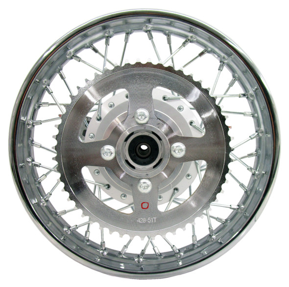 fits Suzuki 2003-up DRZ125 14" Rear Rim Wheel Oversize Spokes Brakes & Sprocket