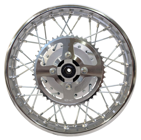 For Honda 14-Up CRF 125 14" 1.60 Rear Rim Wheel Oversize Spokes Brakes Sprocket