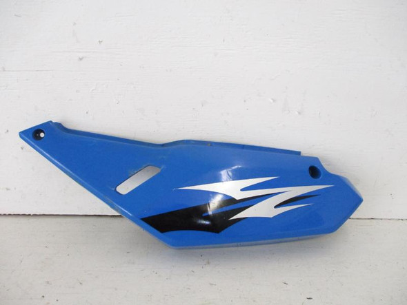 08 Kawasaki KLR 650 Blue Left Side Cover Panel 36033-5265-6U 2008