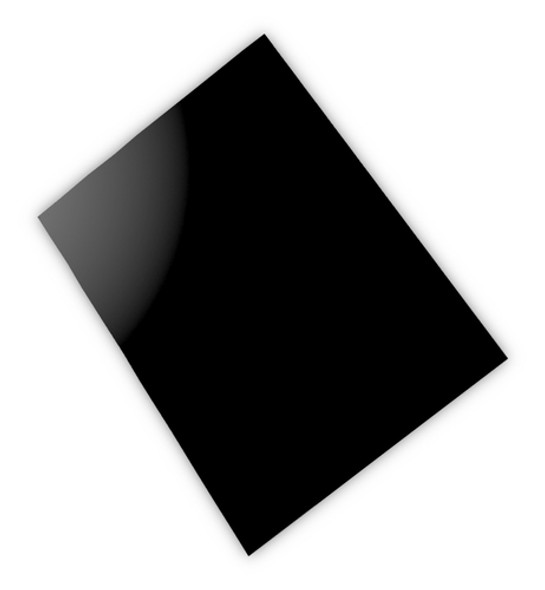 Factory Effex Universal Number Plate Background Sticker 12inx18in Black 02-6602