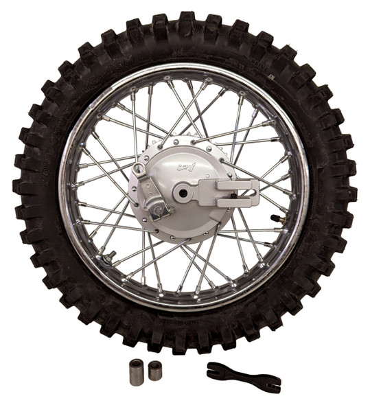 fits Honda 85-up XR80 14" Rear Rim Wheel Tire Brakes 420 Sprocket Oversize Spoke