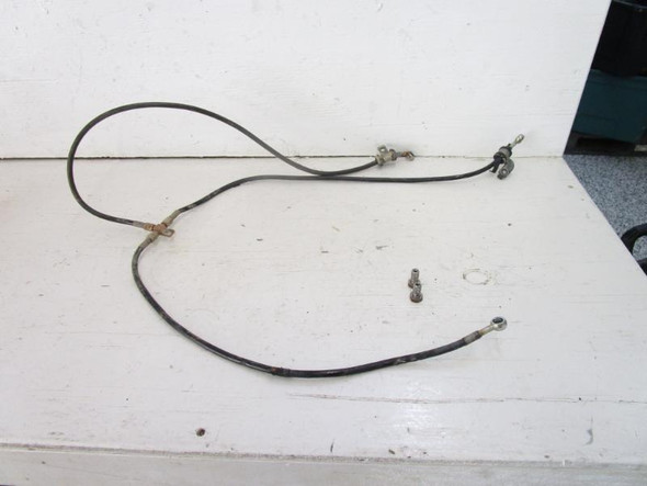 2005-2007 Honda TRX 400EX Aftermarket Steel Braded Brake Lines *2