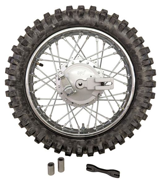 For Kawasaki 03-06 KLX125 14" Rear Rim Wheel Oversize Spoke Brakes Tire Sprocket