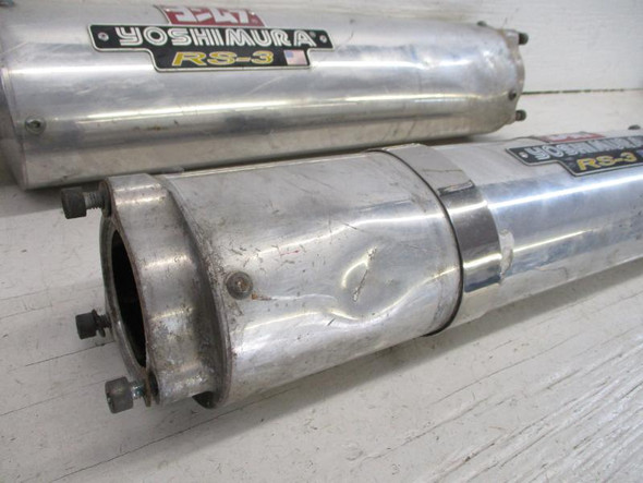 98 Suzuki GSXR 1100 W Yoshimura Slip On Mufflers Exhaust 1995-1998