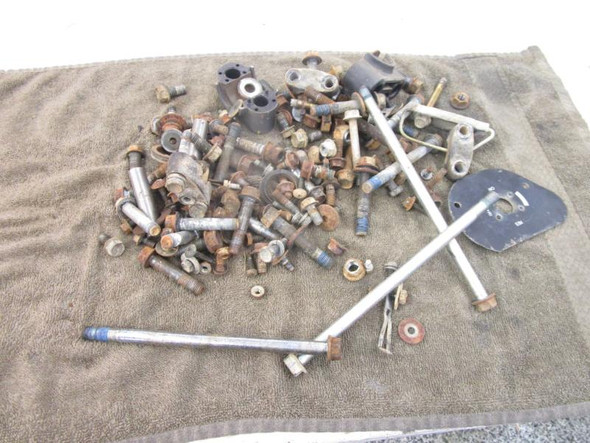 2000-2002 Suzuki LTF 500F Quadrunner Frame Chassis Hardware Nuts Bolts