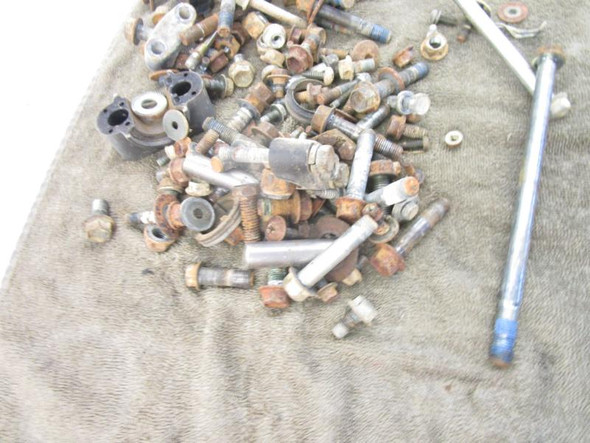 2000-2002 Suzuki LTF 500F Quadrunner Frame Chassis Hardware Nuts Bolts