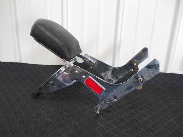 05 Harley Davidson Sportster XL 1200 Custom Backrest with Rack 2005 05 Harley Davidson Sportster XL 1200 Custom Backrest with Rack 2005