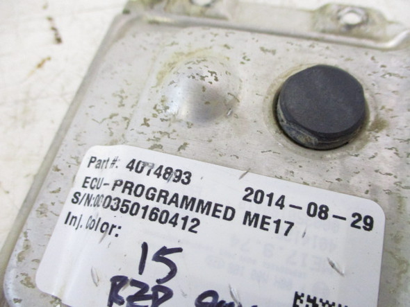 15 Polaris RZR 900 XP ECU 4014893 4014125 2015