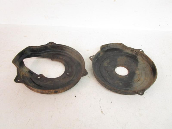 91 Yamaha YFM 350 Big Bear Rear Brake Dust Cover 2HR-25715-01-00 1987-1995