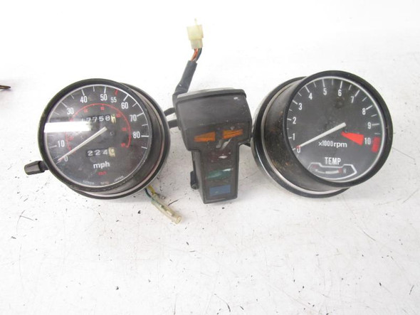 82 Honda CX 500C Speedometer Tachometer Indicators 37200-449-7521981-1982 82 Honda CX 500C Speedometer Tachometer Indicators 37200-449-7521981-1982