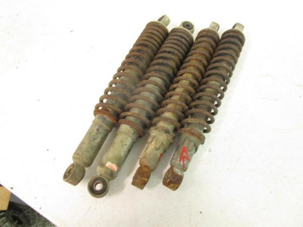 86 Honda TRX 350 4x4 Fourtrax Front Rear Shock Absorbers 51400-HA7-671 1986