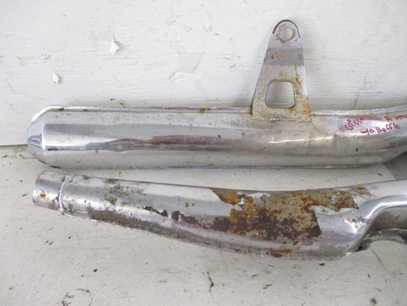1973-1977 Suzuki GT 550 Left Right Inner Muffler Exhaust 14304-34621-H01 #2