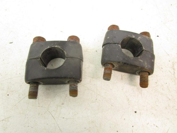 88 Suzuki LT 80 QuadSport Handlebar Clamp Risers 56211-27200-291 1987-2006
