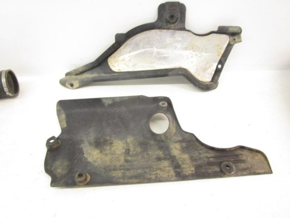 08 Kawasaki KVF 360 Prairie Left Side Engine Covers 14091-7524-6Z 2003-2012