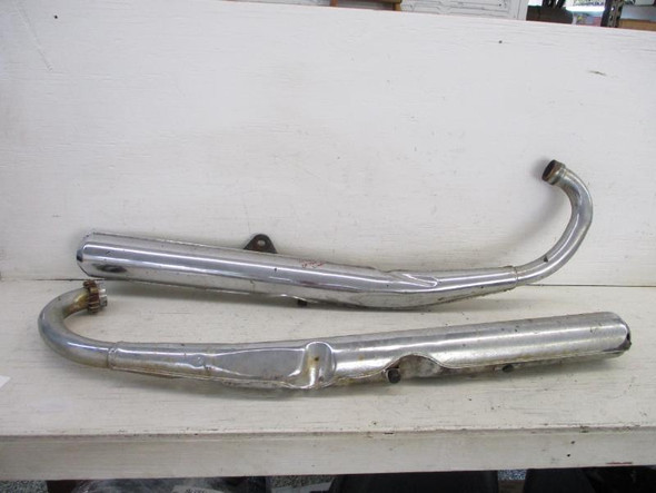 1974-1977 Suzuki GT 750 Left Right Outer Muffler Exhaust Pipe 14301-31620-H01