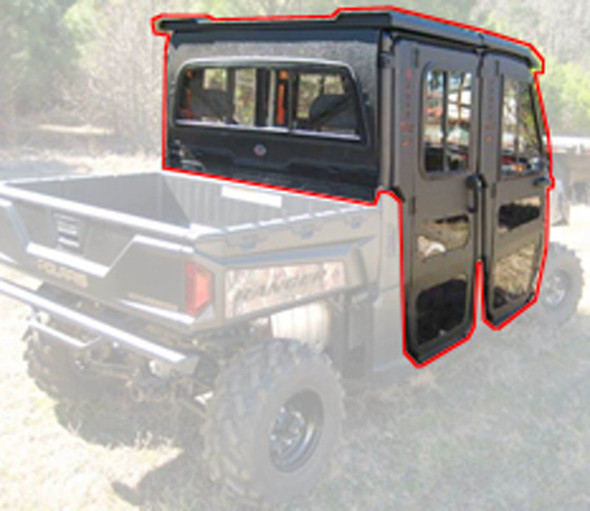 Steel Complete Cab Enclosure System w/Door 17-18 for Polaris Ranger Crew XP 1000