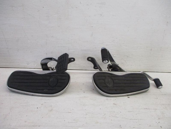 2001-2010 Yamaha XVS 650 V Star Classic Left Right Front Floor Board Heel Toe 2001-2010 Yamaha XVS 650 V Star Classic Left Right Front Floor Board Heel Toe