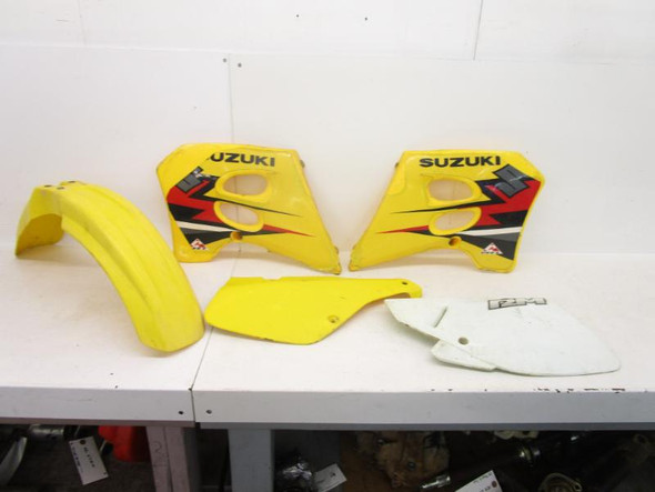 94 Suzuki RM 250 Aftermarket used Front Rear Fenders Number Plates