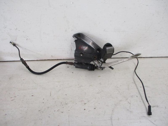 1991 BMW K75 Right Front Foot Peg Mount Master Cylinder