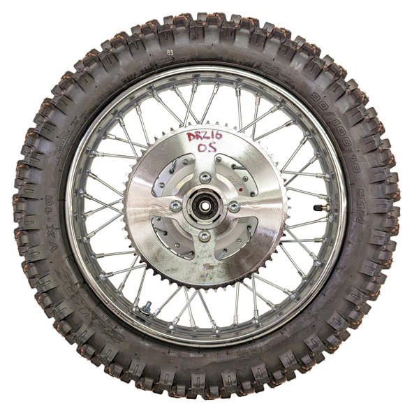 For Kawasaki 03-06 KLX125 16" Rear Rim Wheel Tire Oversize Spokes Brake Sprocket