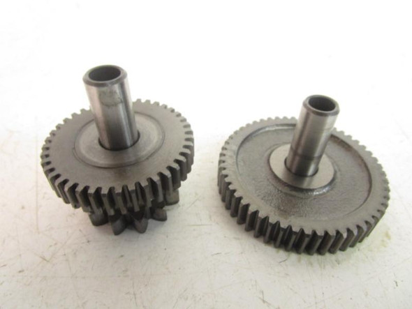 85 Honda VT 500C Shadow Starter Reduction Idler Gears 28101-MF5-000 1983-1986 85 Honda VT 500C Shadow Starter Reduction Idler Gears 28101-MF5-000 1983-1986