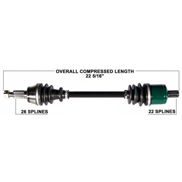 Tytaneum Front Left Right CV Axle 813-0134
