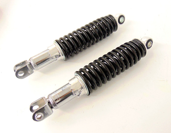 Chrome Black Rear Shorty Bobber Lowering Shock Eye Clevis 290mm 11.4" 12x21mm