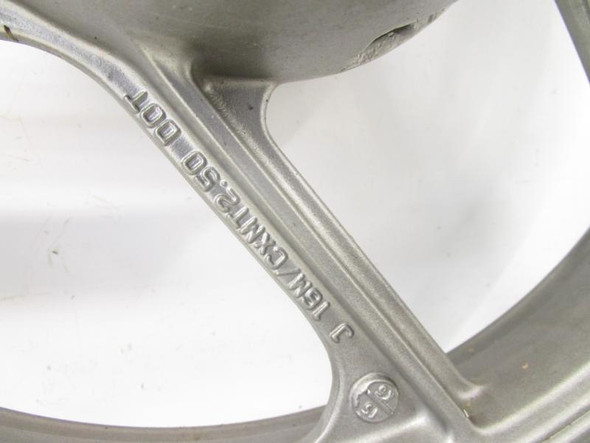 07 Kawasaki EX 250 Ninja Rear Wheel Rim 16x2.5" 41073-1366-15E 2007 #2