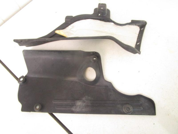 08 Kawasaki KVF 360 4x4 Prairie Left Side Engine Covers 14091-7524-6Z 2003-2012