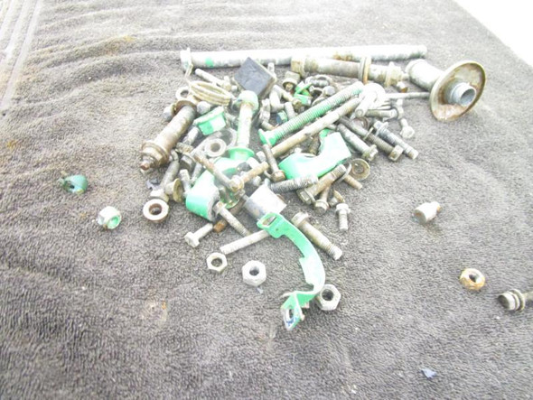 1984 84 Kawasaki KX 125 Engine Chassis Hardware Nuts Bolts
