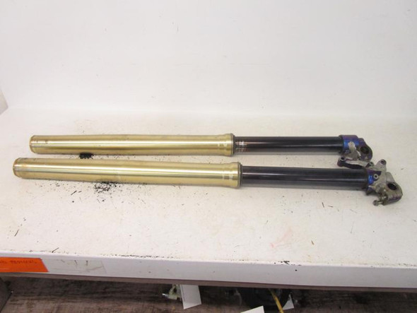 14 Kawasaki KX 250F Front Forks Left Right 44071-0884 44071-0885 2014 *READ DES